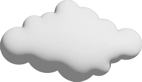 White Cloud Crop Out Icon Png