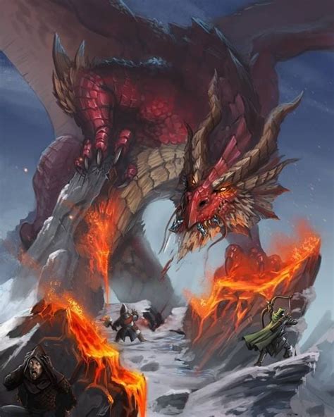 Monster Tactics - Red Dragon : r/DnD