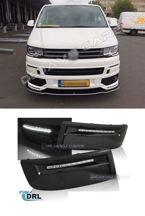 LED Daytime Running Lights For VW Transporter T5 Caravelle Multivan