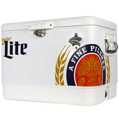 Buy Miller Lite Exclusive Ice Chest Beverage Cooler With Bottle Opener