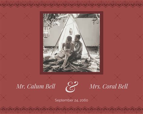 Vintage Wedding Album Template in Illustrator, PSD, Pages, Word, Google Docs - Download ...