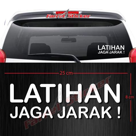 Jual Stiker Latihan Sticker Jaga Jarak Shopee Indonesia