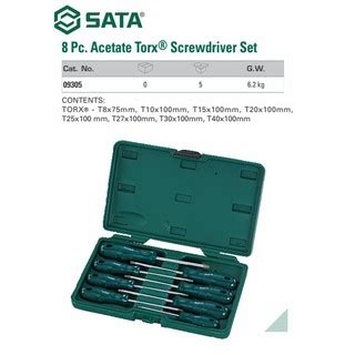 Jual Obeng Bintang Set Pc Acetate Torx Screwdriver Set Sata