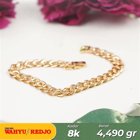 Jual Gelang Emas Kadar K Wahyu Redjo Gl K Shopee Indonesia