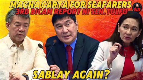 Raffy Tulfo Rd Bicam Report For Magna Carta Agad Kay Sen Koko