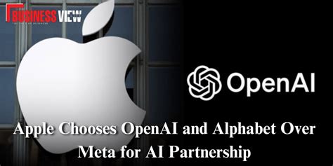 Apple Chooses OpenAI And Alphabet Over Meta For AI Partnerships Says