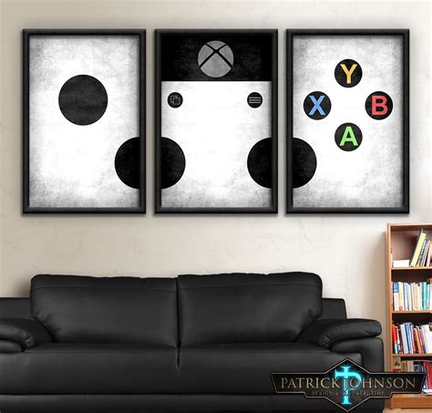 Xbox Art Xbox One Print Set by PJDesignIllustration on Etsy