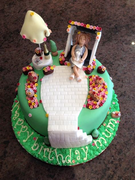 Summer Garden Theme Birthday Cake Cake How To Make Cake Desserts