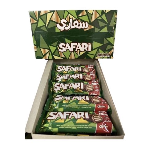 Safari Caramel Crisp Gandour Chocolate Bar Chocolayer Caramel Biscuit