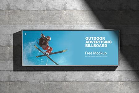 Free City Outdoor Advertising Billboard Mockup Pixpine