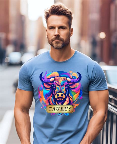 Taurus Astrology Sign Tshirt Astrological Symbol T Shirt Bull Tee