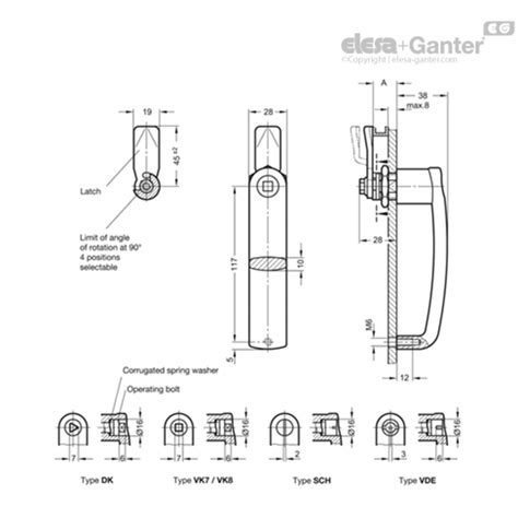 GN 115 7 VK8 38 SR Kopen Bestel Bij Elesa Ganter B V