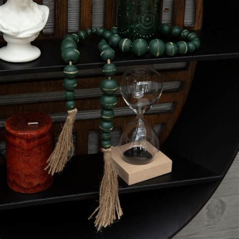 Green Beaded Garland With Tassels Hobby Lobby 2285021