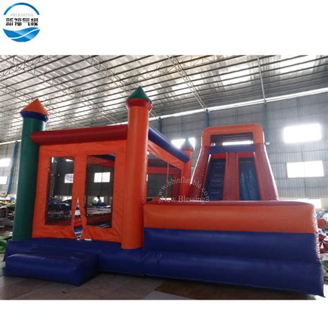 PVC Inflatable Jumping Bouncy Castle With Slide China Inflatable