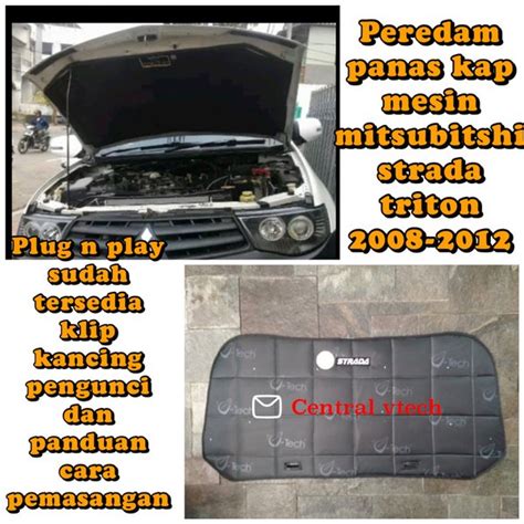 Jual Peredam Panas Hitam Kap Mesin Strada Triton Di Lapak Central Vtech