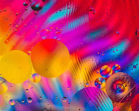 Abstract Drops Circles Multicolored Motley Hd Wallpaper Pxfuel