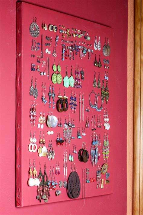 Diy Earring Holder For Studs Display Organizer Oh The Things We