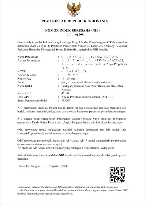 Contoh Surat Permohonan Rekomendasi Persetujuan Impor Ip Itbaja Paduan