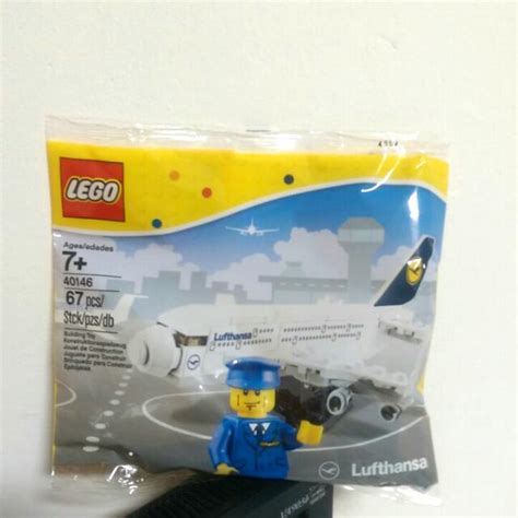 Lego 40146 Lufthansa Airplane Hobbies And Toys Toys And Games On Carousell