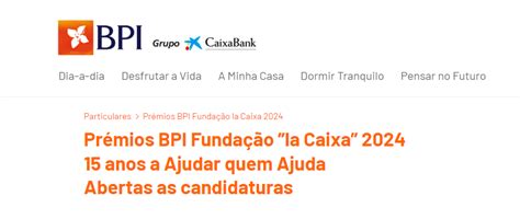 Abertas as candidaturas ao Prémio BPI Fundação la Caixa Capacitar