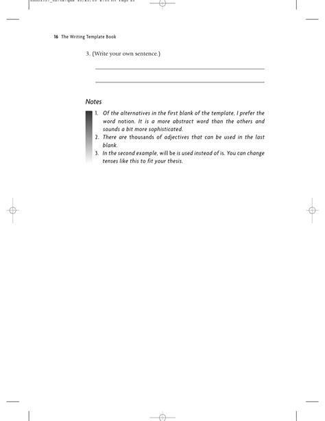 Thesis Sentence Templates Download Printable Pdf Templateroller