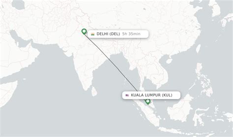 Direct Non Stop Flights From Kuala Lumpur To Delhi Schedules