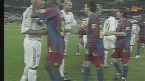 Years Of Messi S Debut In El Cl Sico Video Dailymotion