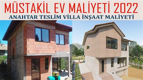 M Stakil Ev Maliyeti Villa Yap M Maliyeti Kaba N Aat