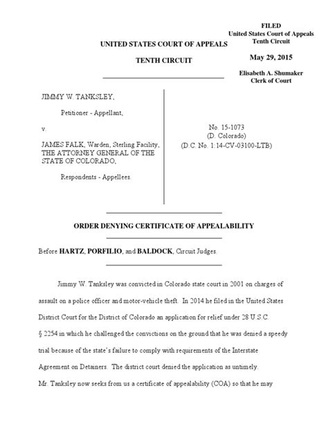 Filed United States Court Of Appeals Tenth Circuit Pdf