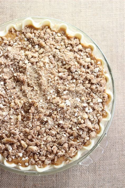 Walnut Streusel Pumpkin Pie