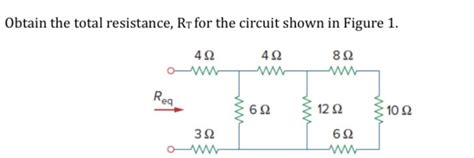 Solved Obtain The Total Resistance RT For The Circuit Chegg