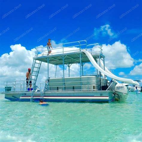 Allhouse Ft Aluminium Double Deck Pontoons House Boat Furniture