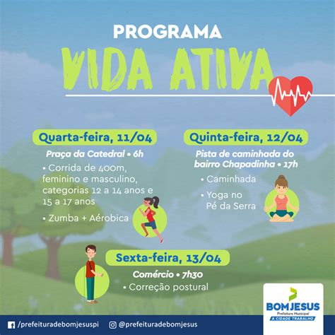 Prefeitura De Bom Jesus Promove Atividades Alusivas Ao Mês Da Atividade