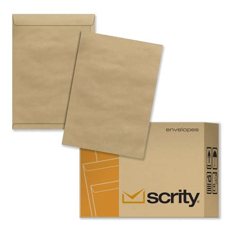 Envelope A5 162 X 229 Saco Kraft Pardo SKN323 Scrity 250 Unidades