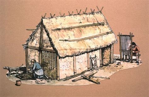 How did people make foundations for wattle and daub houses? How are the ...