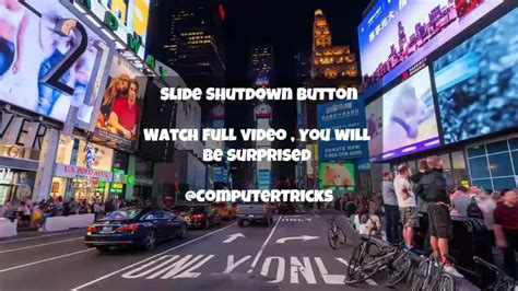 Slide Shutdown Button Trick You Will Be Shocked After Watching