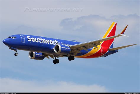 N8726H Southwest Airlines Boeing 737 8 MAX Photo By Paul Brito ID