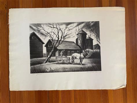 Lot 1 of 10 Snow and Farm Scene Drawings | #4272560208