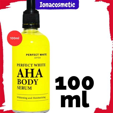 Jual PERFECT WHITE AHA Body Serum Whitening And Moisturizing 100ML