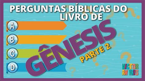 Perguntas Sobre O Livro De Gênesis Librain