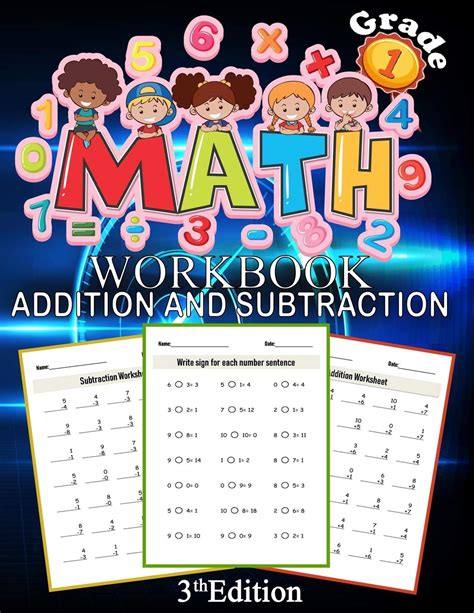 Buy Math Addition And Subtraction Workbook Grade 1 3th Edition 100