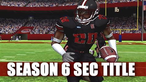 Is This The Years Ncaa Football 06 Prime U Dynasty Sec Title Game