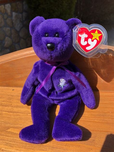 Ty Beanie Baby Princess Diana Bear Rare Retired Etsy