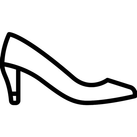 High Heel Outline Clipart