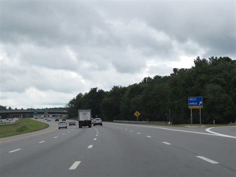 New Hampshire Interstate 93 Northbound Cross Country Roads