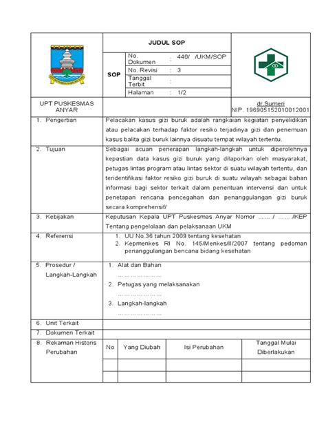 Sop Template-1 | PDF