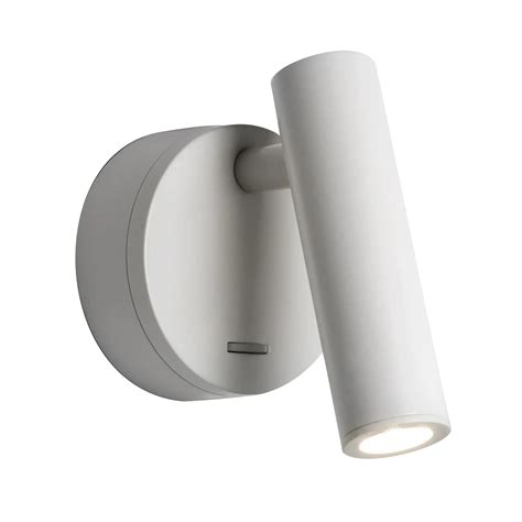 Enna Surface Led Switched Wall Light Matt White W Mr Resistor Lighting