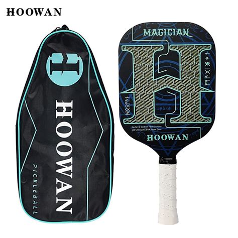 Hoowan MAGICIAN 16MM Pickleball Mái Chèo Kevlar Carbon Piuckleball Vợt