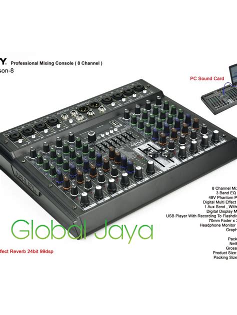 Jual Mixer Audio Ashley Samson Samson Channel Original Shopee