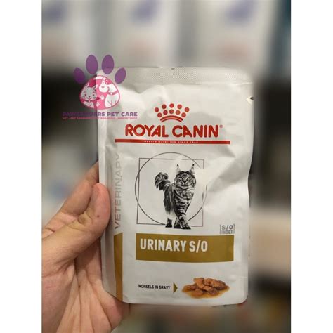 Jual ROYAL CANIN URINARY S O WETFOOD POUCH PAKAN BASAH KUCING FLUTD FUS